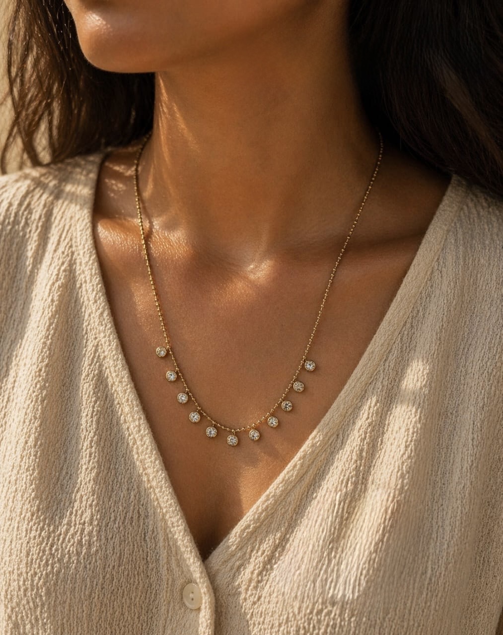 Aura bloom necklace